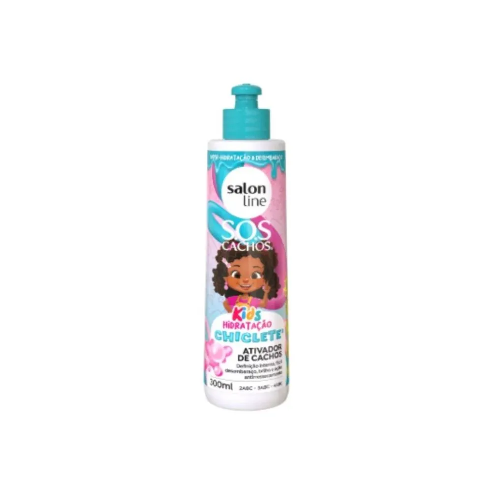 Salon Line S.O.S Cachos Kids Chiclete Ativador – 300?ml