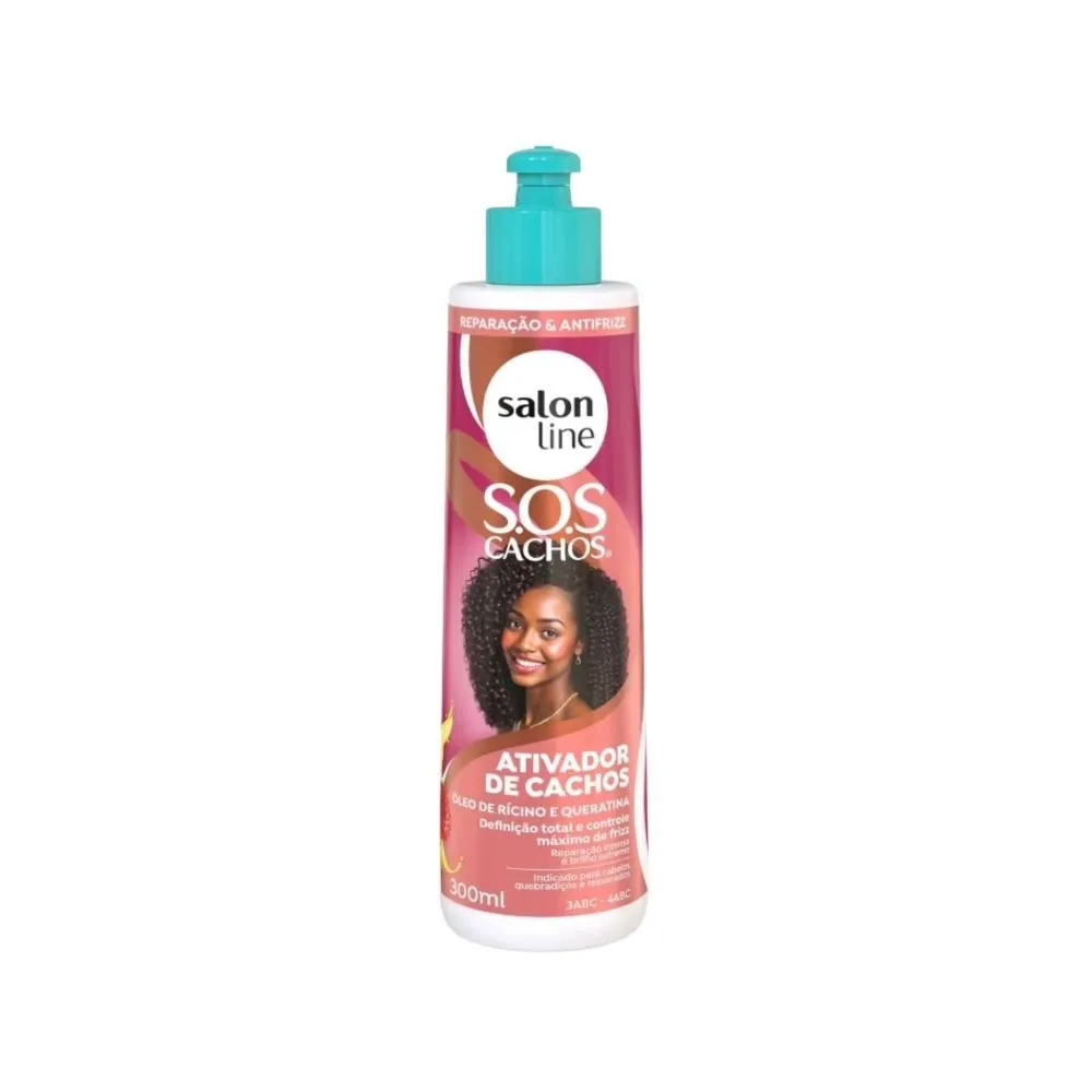 Salon Line SOS - Ativador Capilar Óleo de Rícino e Queratina - 300ml