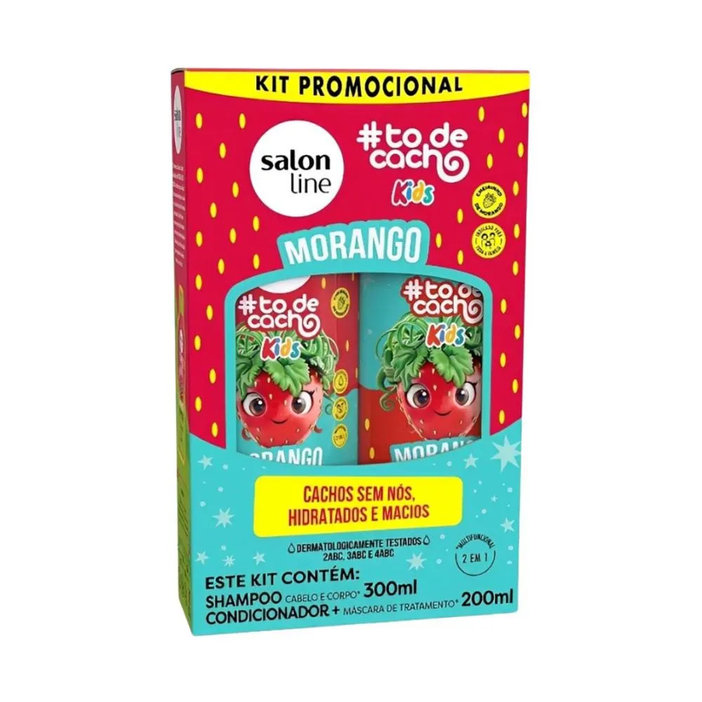 Salon Line #todecacho - Morango - Kit Shampoo e Condicionador