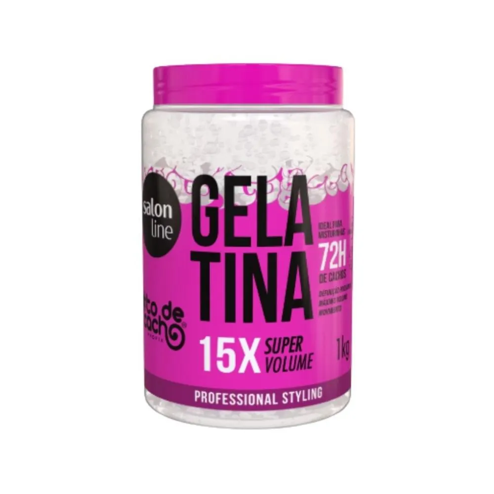 SalonLine - #todecacho Super Volume Gelatina - 1Kg