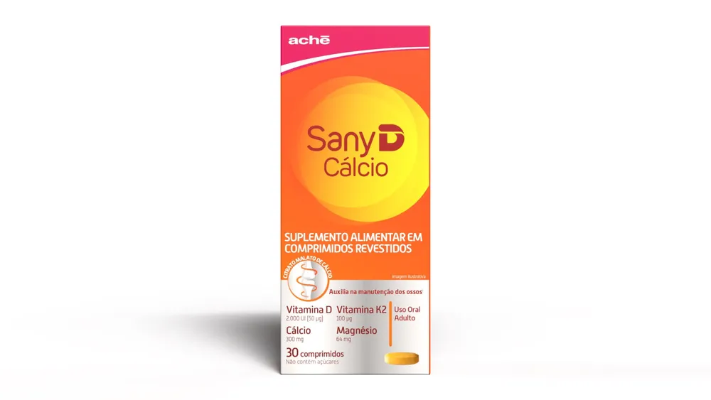 Sany D Cálcio 2000UI + 300mg 30 Comprimidos