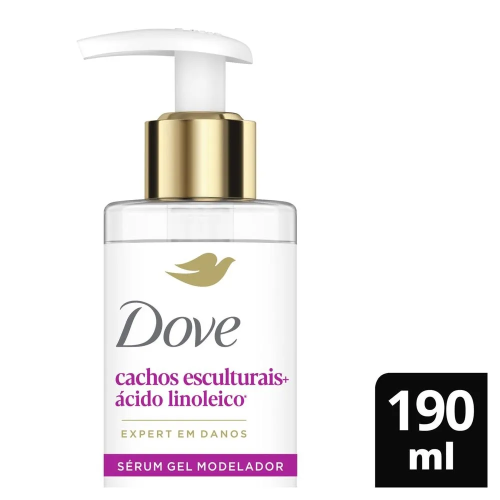 Sérum Capilar Modelador Dove Cachos Esculturais + Ácido Linoleico 190g