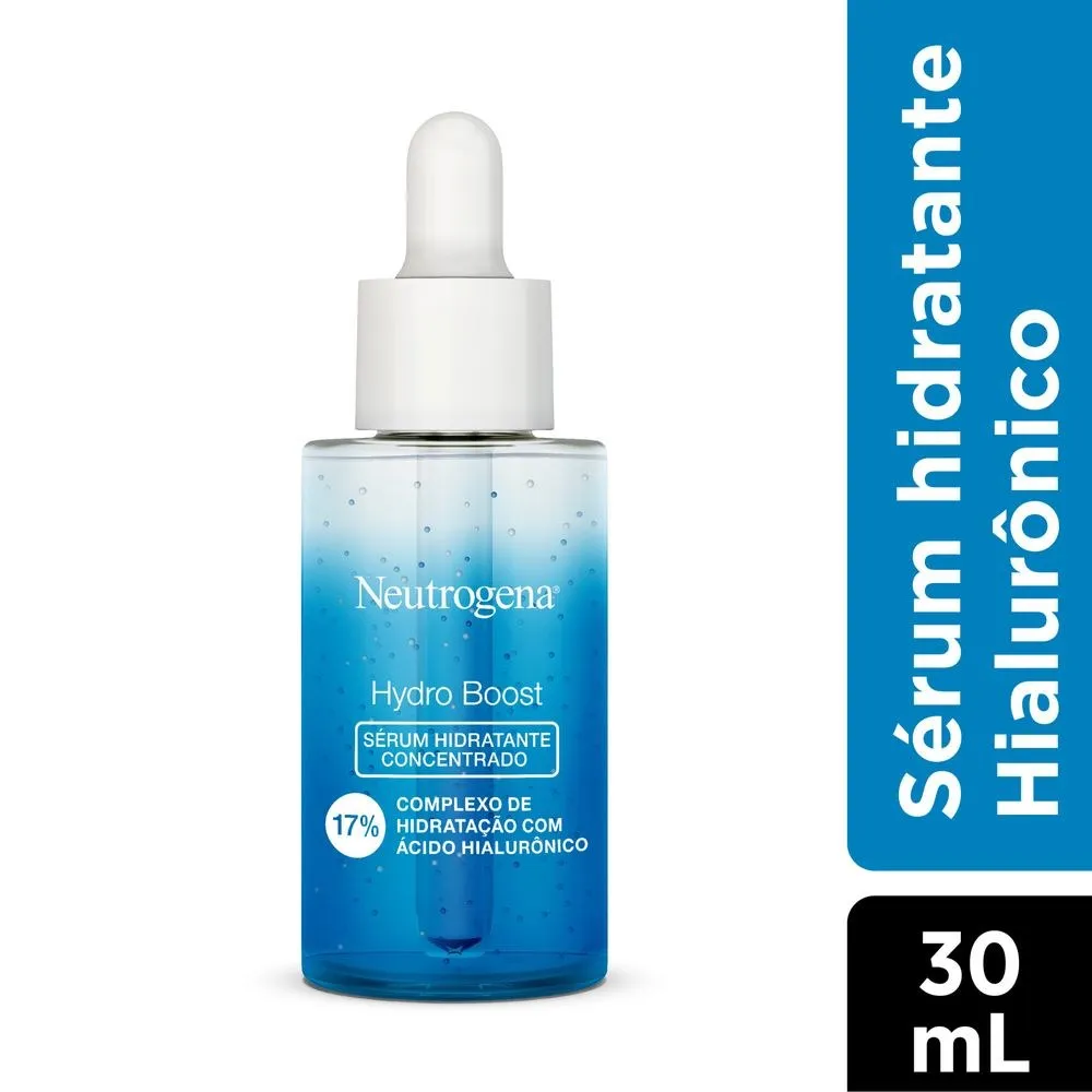 Sérum Facial Neutrogena Hydro Boost Hidratante Concentrado com Ácido Hialurônico 30ml