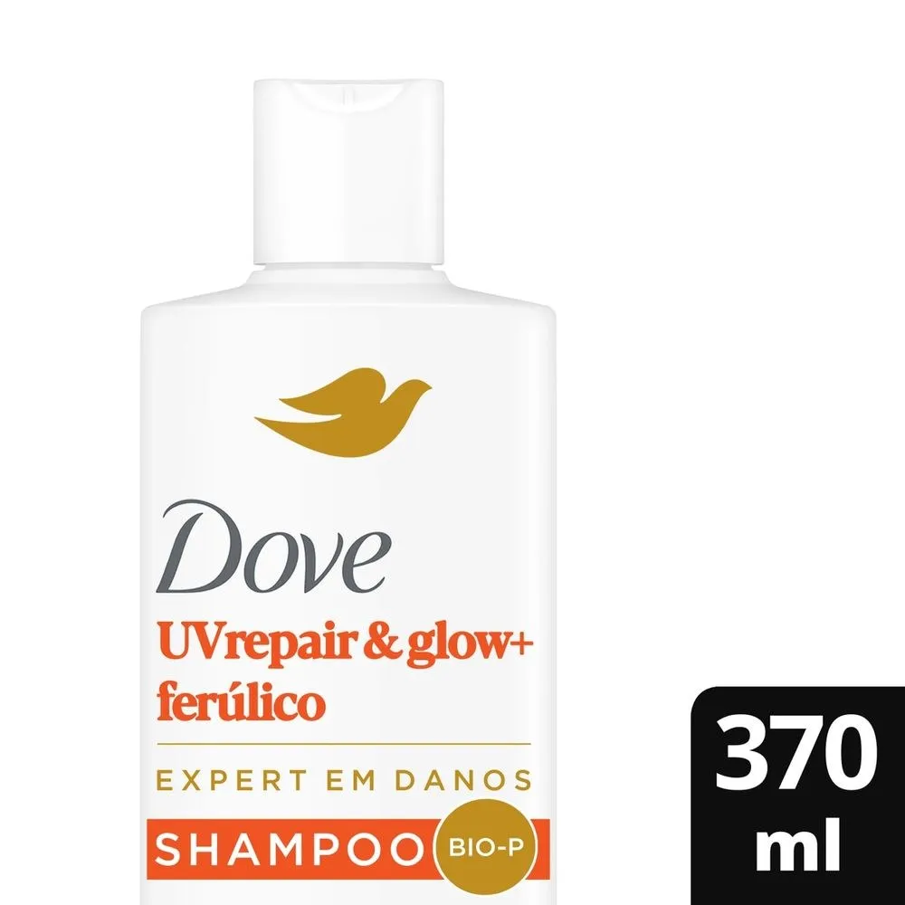 Shampoo Dove Uv Repair Glow + Ferúlico 370ml