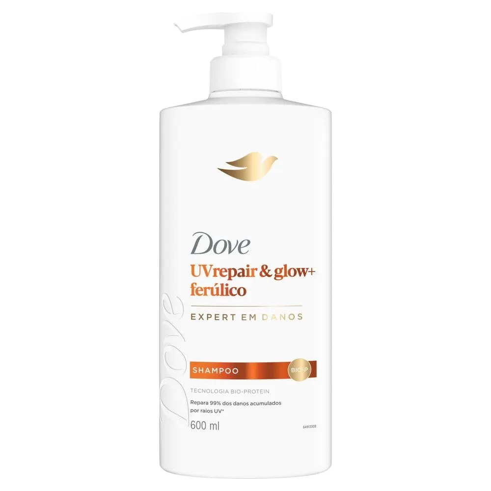 Shampoo Dove Uv Repair Glow + Ferúlico 600ml