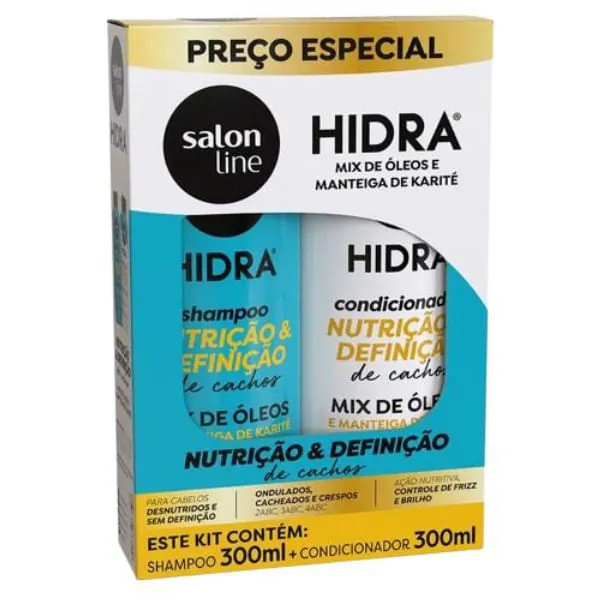 Shampoo e Condicionador Salon Line Hidra Manteiga de Karité 300ml