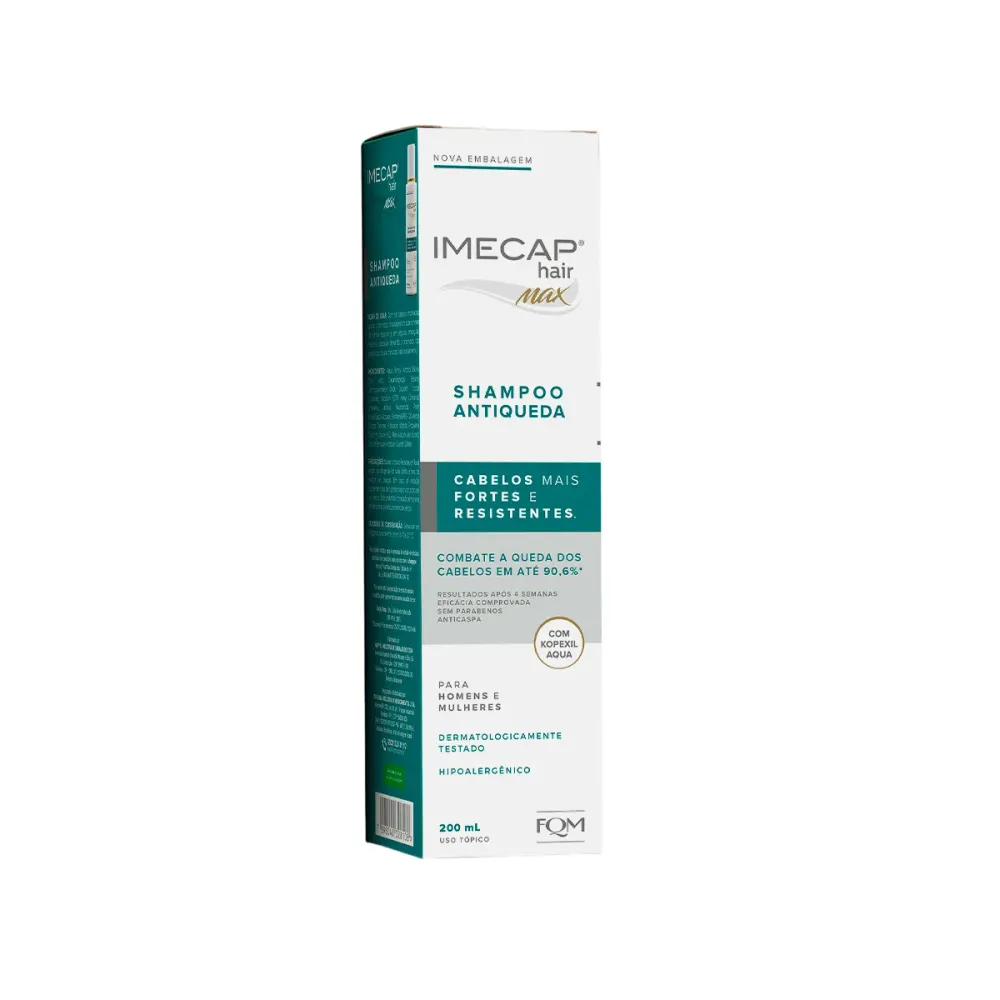 Shampoo Imecap Hair Max Antiqueda 200ml
