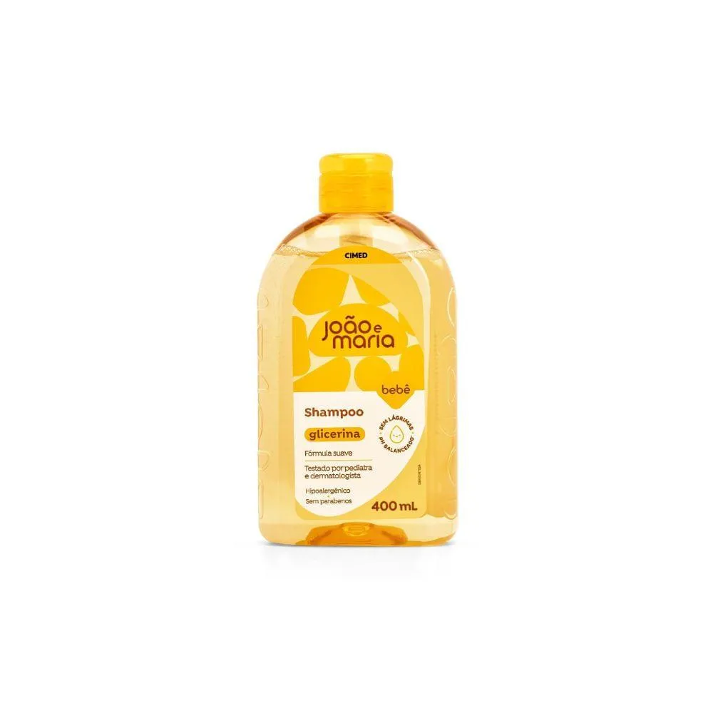 Shampoo Infantil João e Maria Bebê Glicerina 400ml