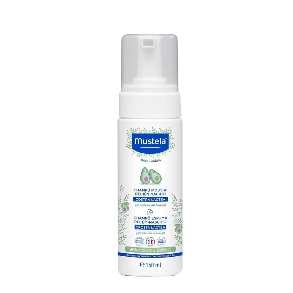 Shampoo Infantil Mustela Bebê Espuma Recém-Nascido 150ml