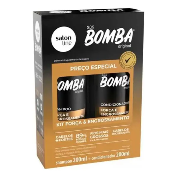 Shampoo Kit Salon Line - Força e Engrossamento 200ml