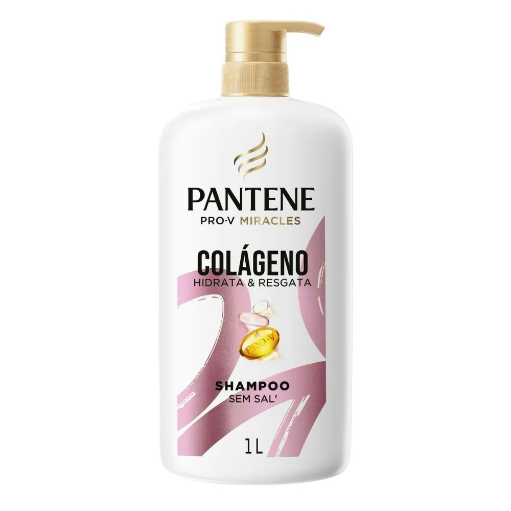 Shampoo Pantene Colágeno - 1L