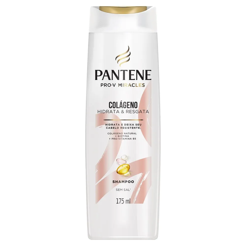 Shampoo Pantene Pro-V Colágeno Hidrata & Resgata 175ml