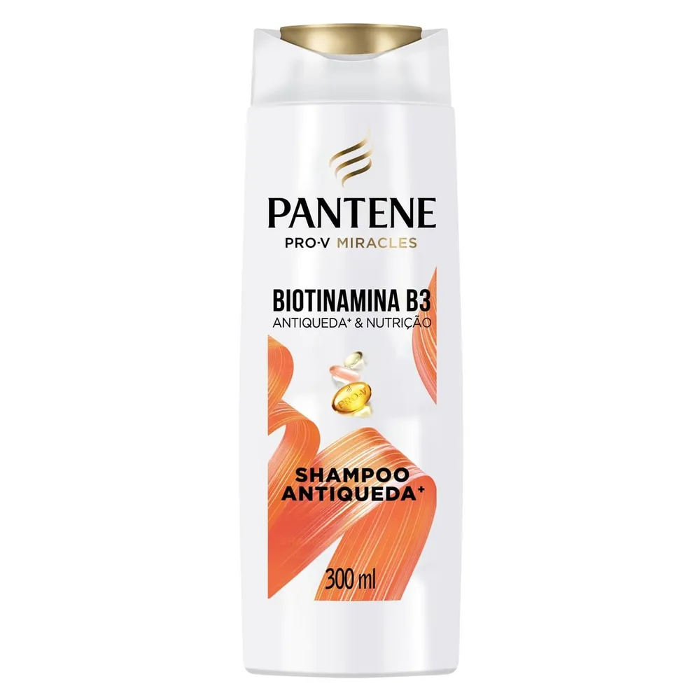 Shampoo Pantene Pro-V Miracles Biotinamina B3 Antiquebra & Nutrição 300ml
