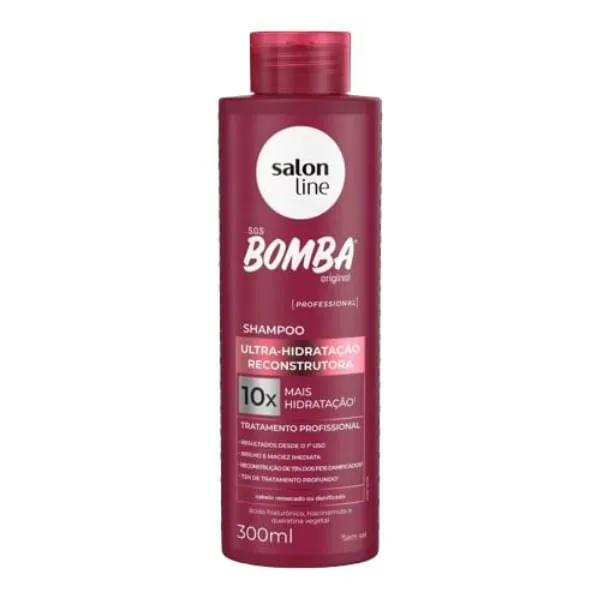 Shampoo Salon Line SOS Bomba 300ml Hidratante Reconstrutor
