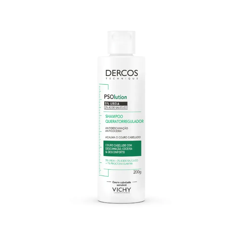 Shampoo Vichy Dercos PSolution Queratorregulador Tratamento para Psoríase e Descamação 200g