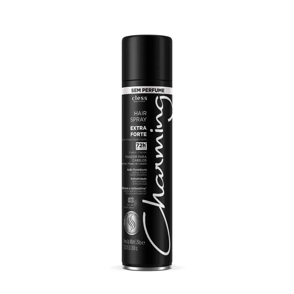 Spray de Cabelo Charming Black 400ml