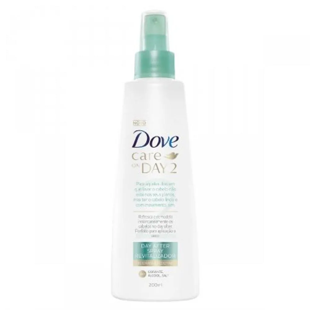 Spray Dove Day 2 para Hidratar e Redefinir 200 ML