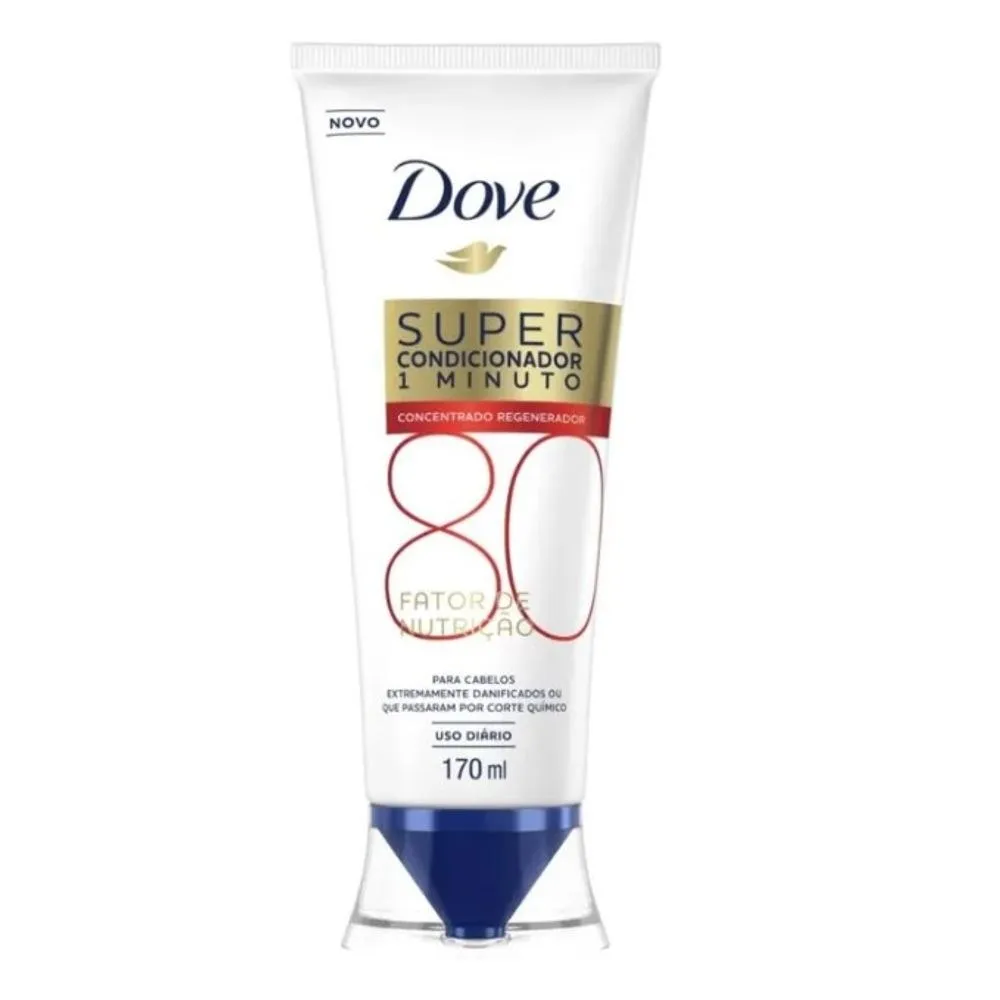 Super Condicionador Dove 1 Minuto Fator de Nutrição 80 170ml