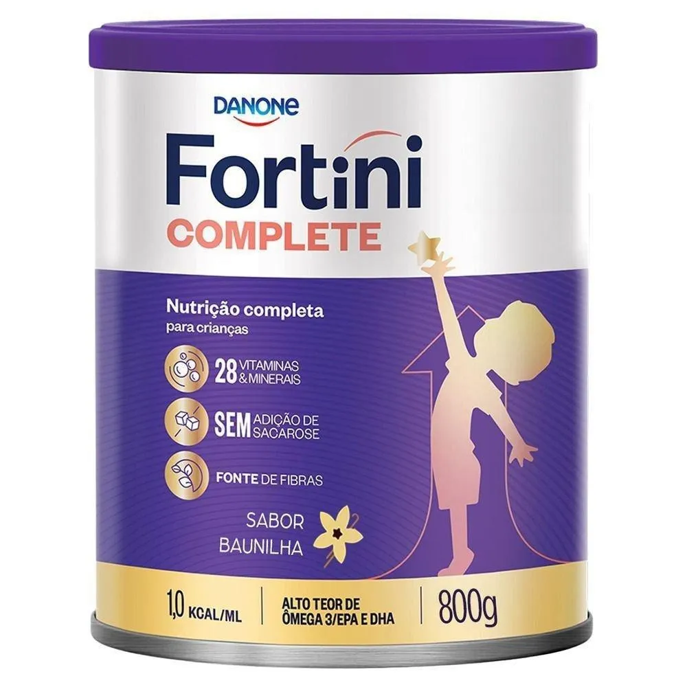 Suplemento Alimentar Infantil Fortini Complete Sabor Baunilha 800g