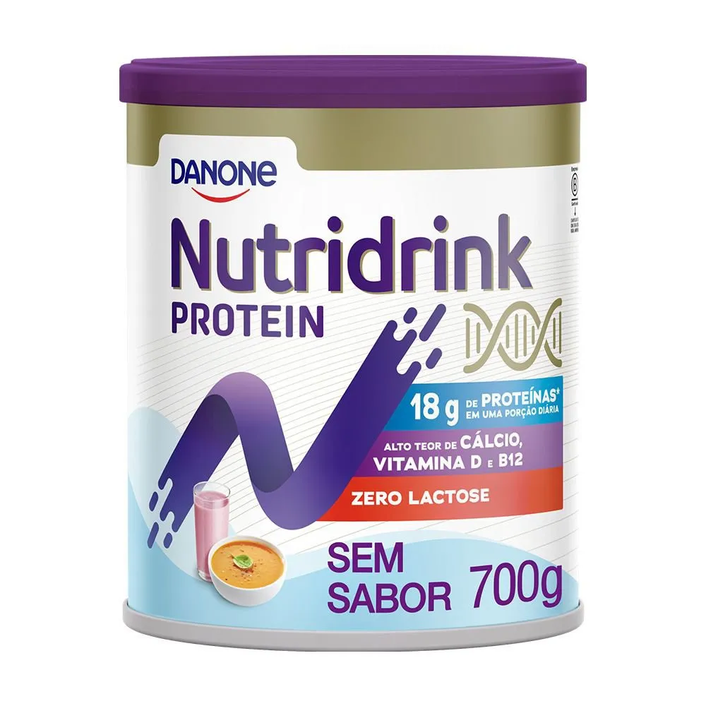 Suplemento Alimentar Nutridrink Protein Sem Sabor Zero Lactose 700g