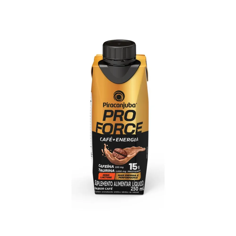 Suplemento Alimentar Piracanjuba Proforce Café + Energia 15g Proteínas 250ml