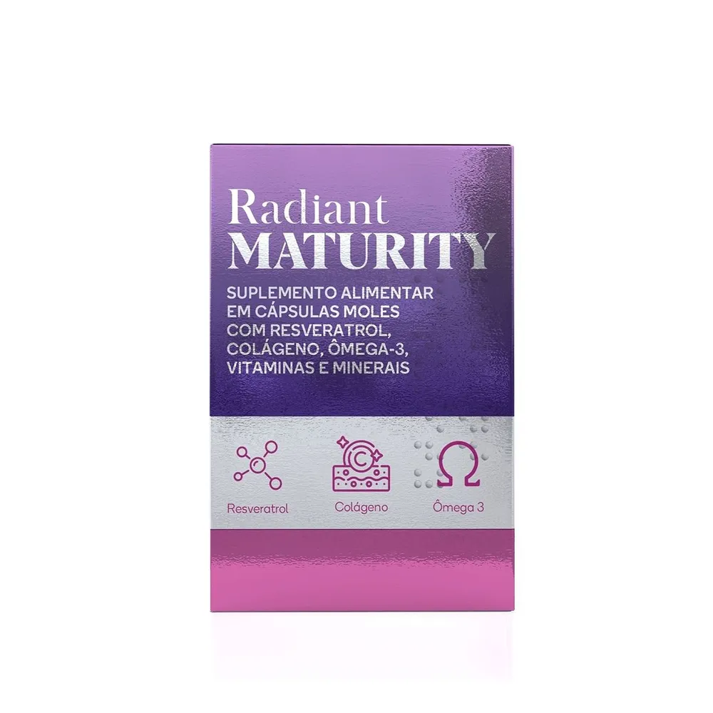 Suplemento Alimentar Radiant Maturity 60 Cápsulas