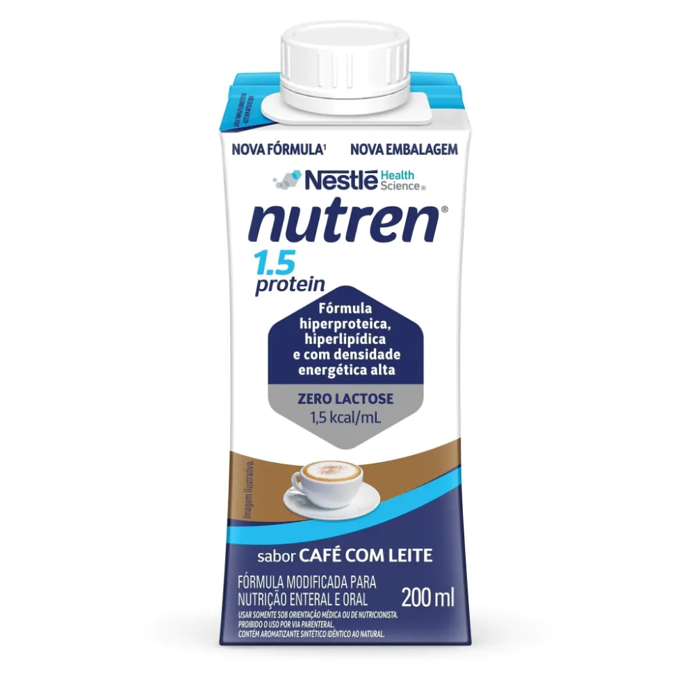 Suplemento Nutricional Nutren 1.5 Protein Cafe Com Leite 200Ml