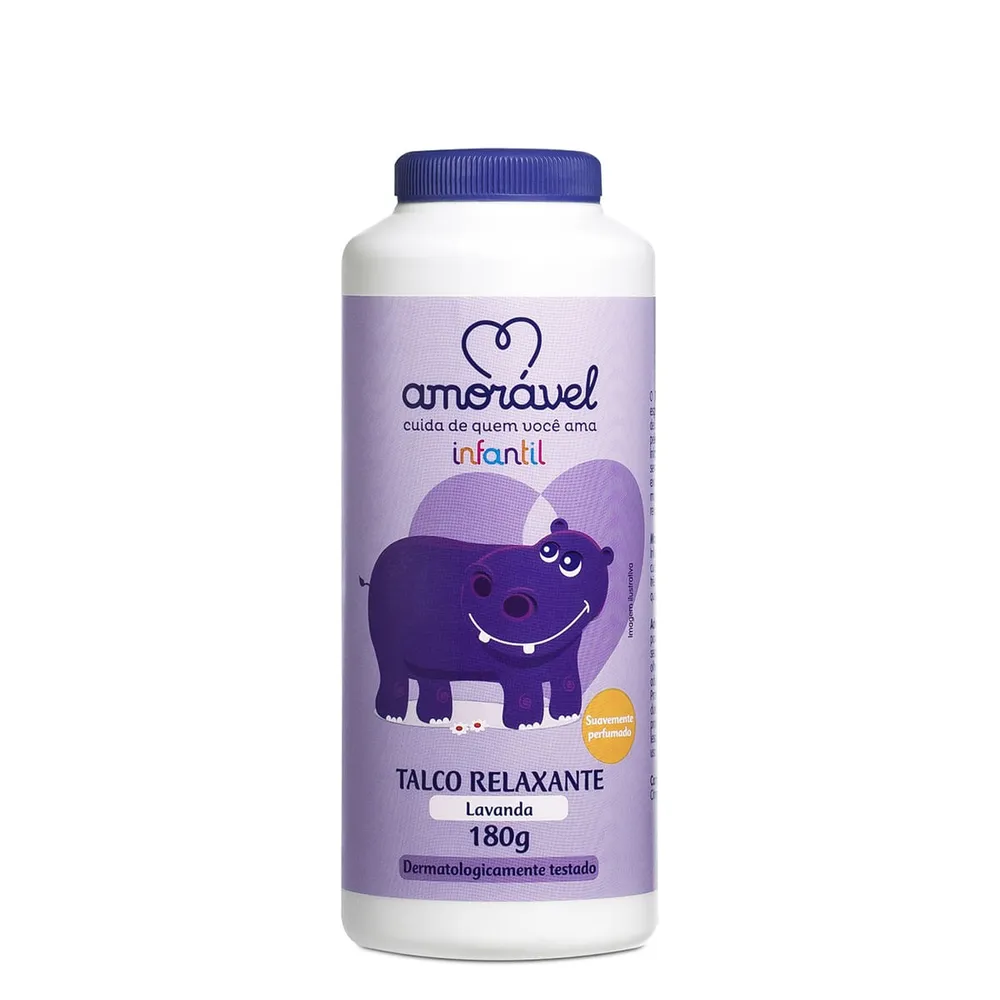 Talco Amorável Lavanda Infantil 180g