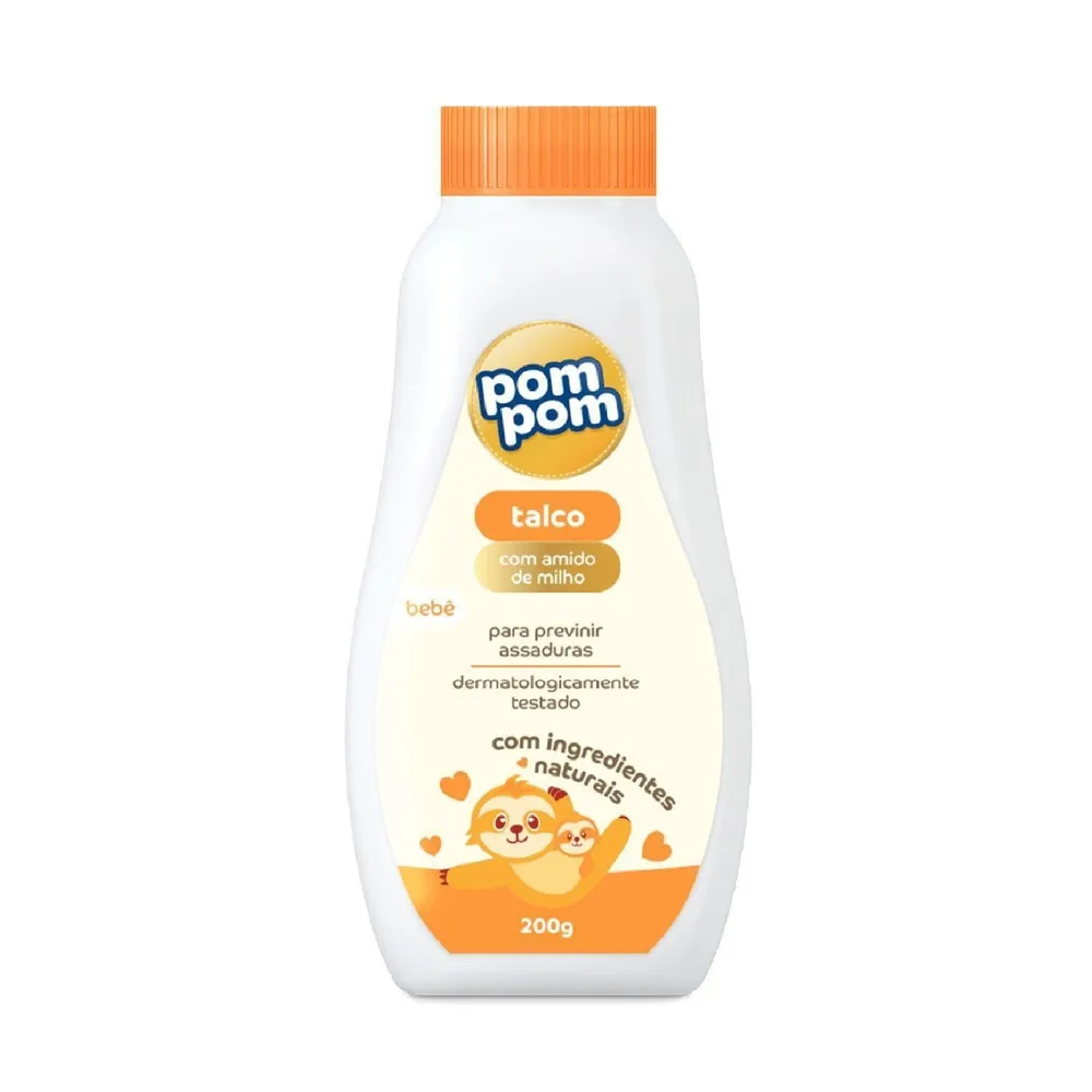 Talco Infantil Pom Pom 200g