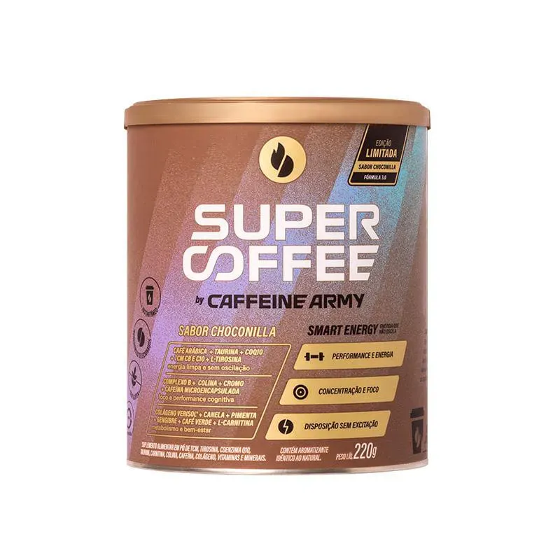 Termogênico Supercoffee 3.0 Caffeine Army Choconilla 220g