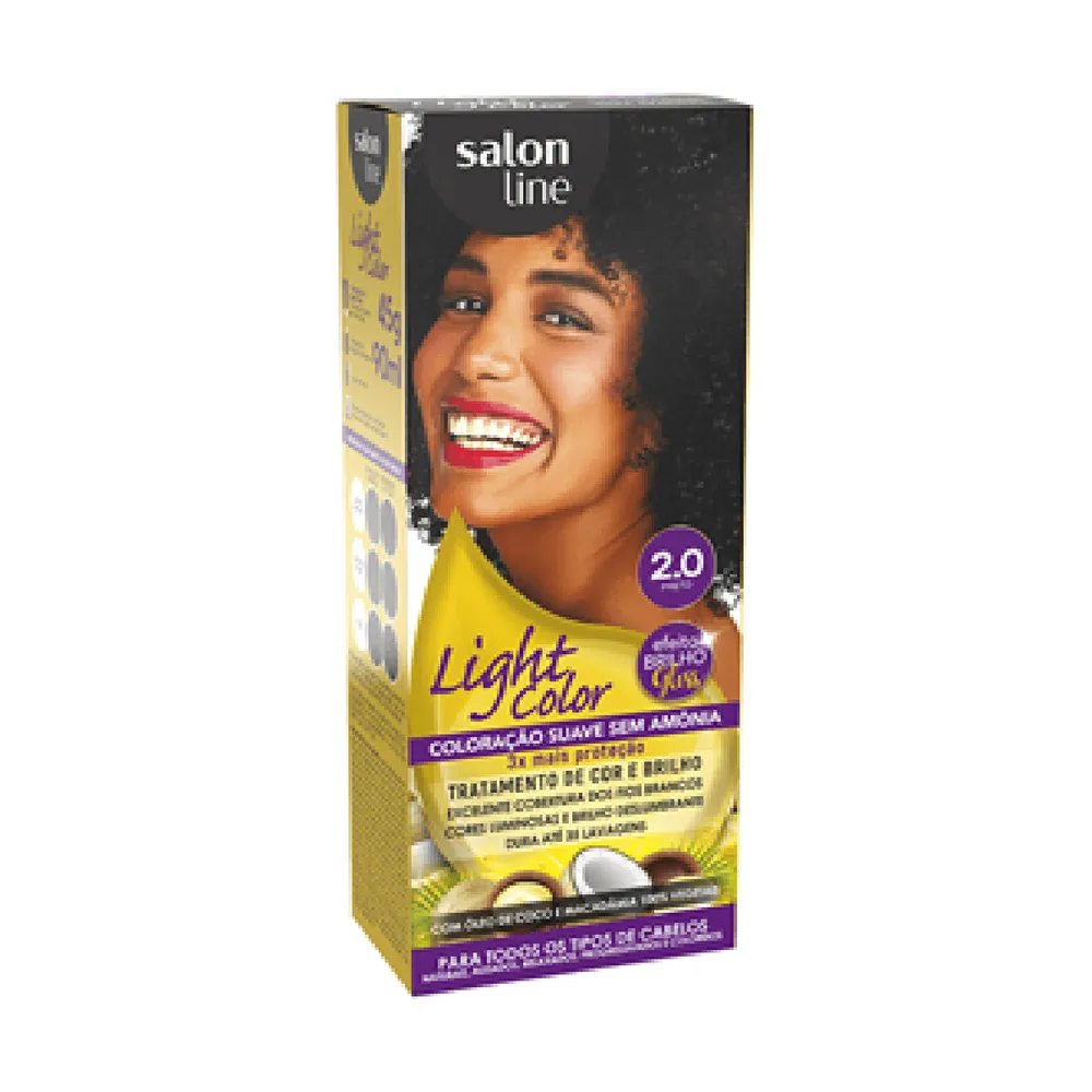 Tinta Salon Line Light Color Preto 2.0