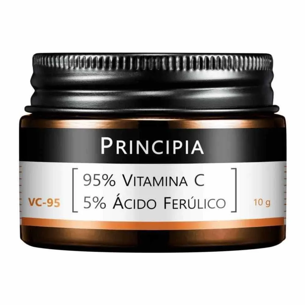 Tratamento Facial em Pó Principia Vitamina C Pura 95% com Ácido Ferúlico 5% 10g