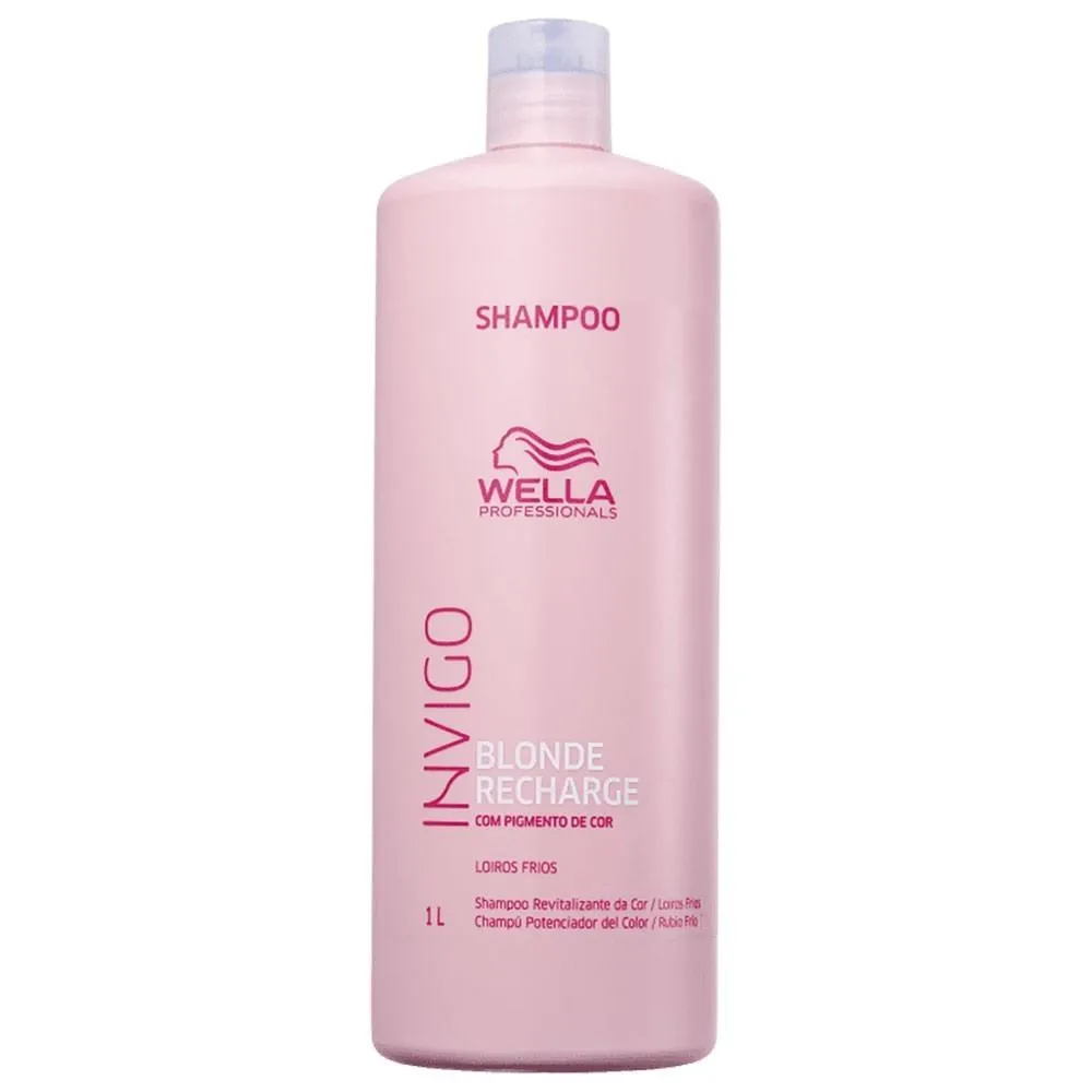 Wella Blonde Recharge - Shampoo Desamarelador 1000ml