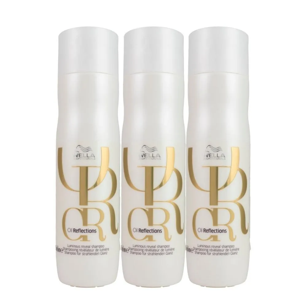 Wella Professionals Oil Reflections Kit - 3 Shampoos de 250ml