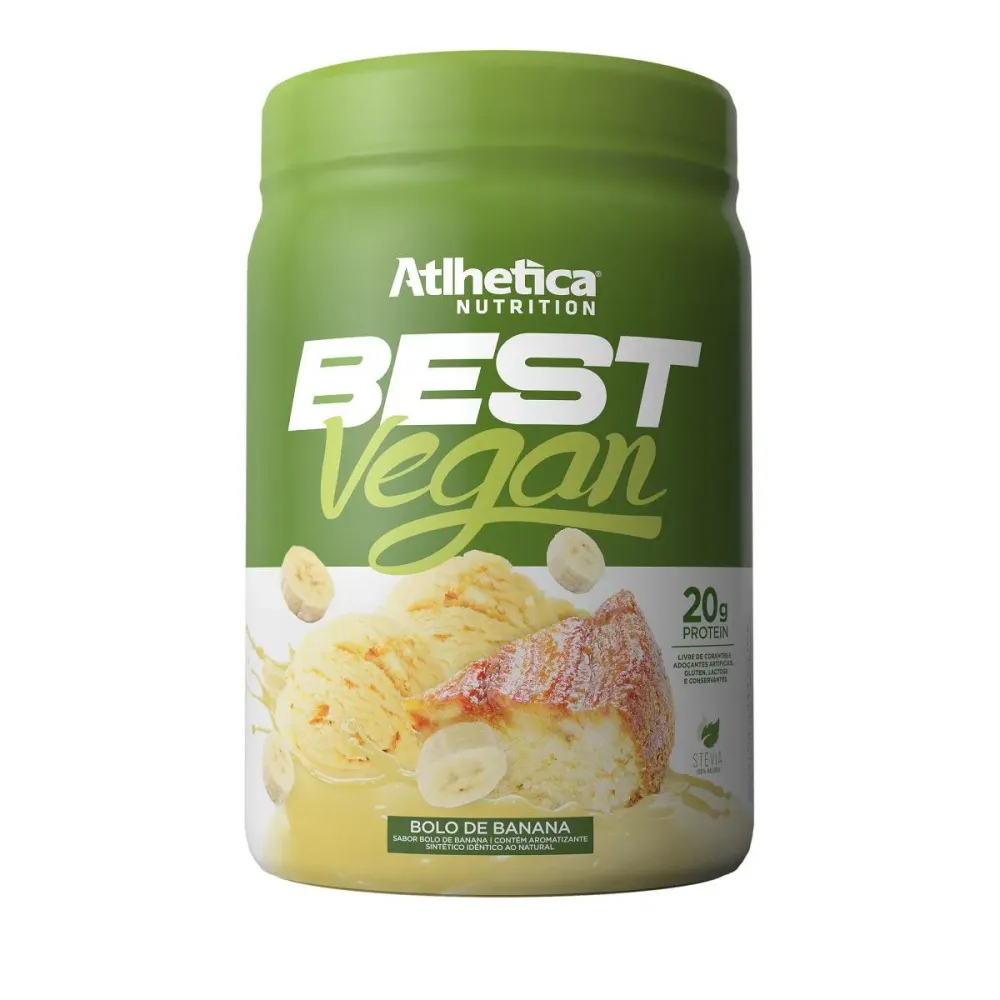 Whey Protein Best Vegan Atlhetica Nutrition Bolo de Banana 500g